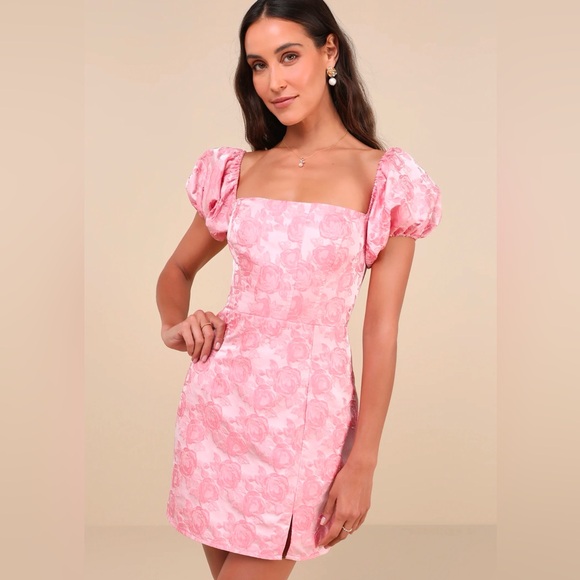 Pink Rose Lulus Mini Dress, new with tags, never worn - Picture 5 of 5